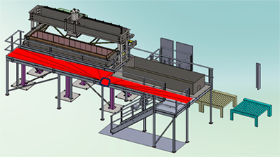 drawing of a machine platform